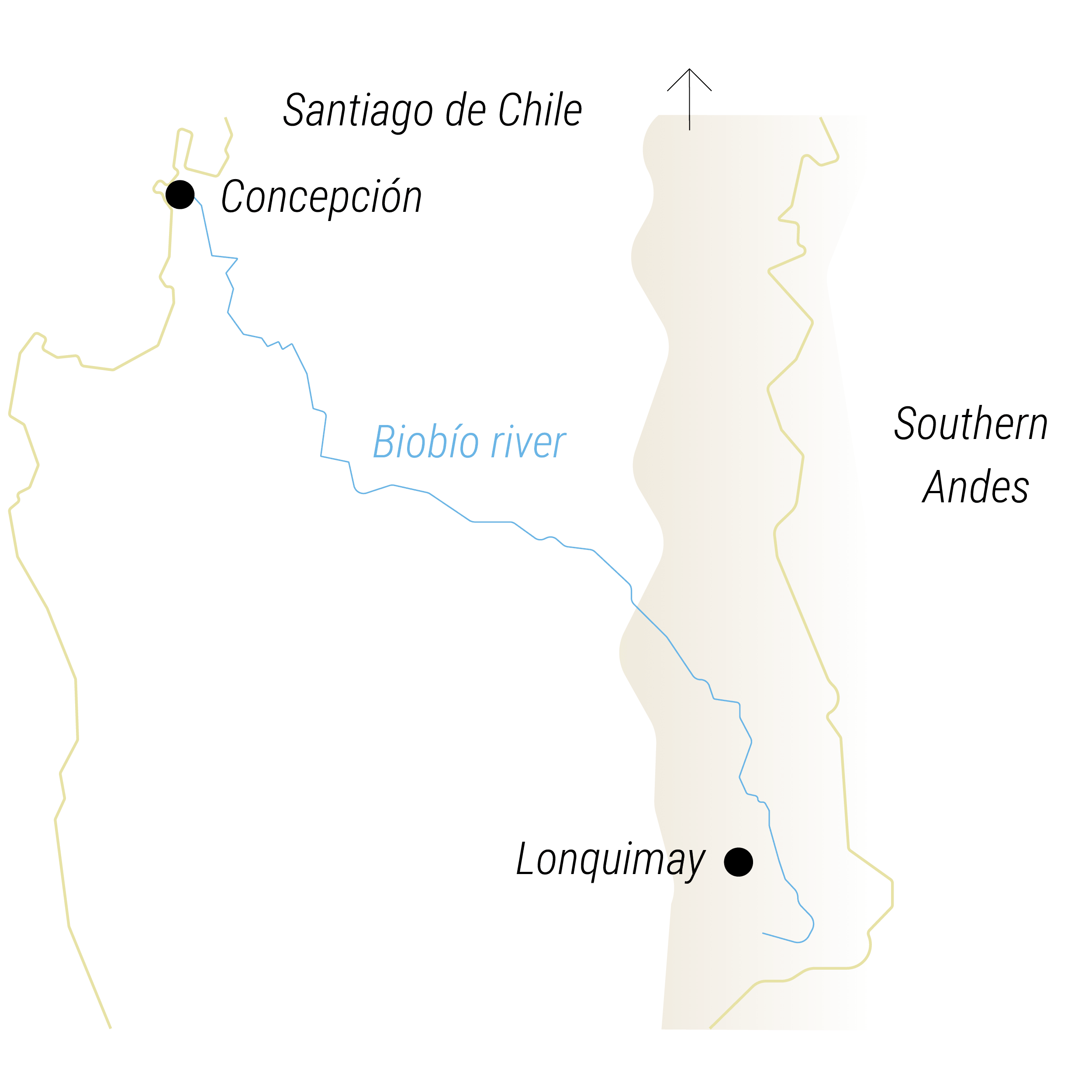 Mapa Lonquimay